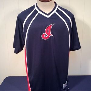Majestic Cleveland Indians jersey mens large